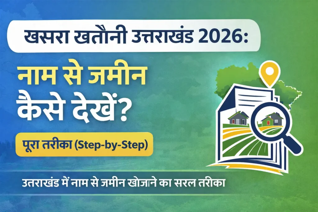 नाम से जमीन कैसे देखें