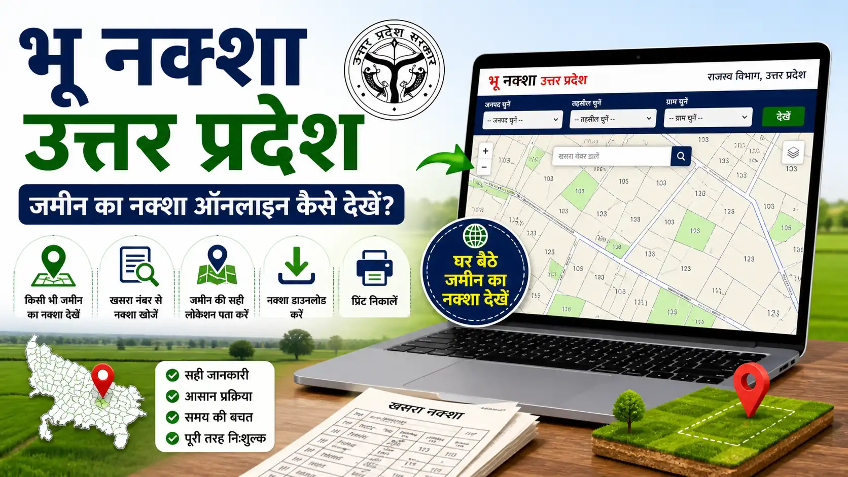 UP Bhu Naksha